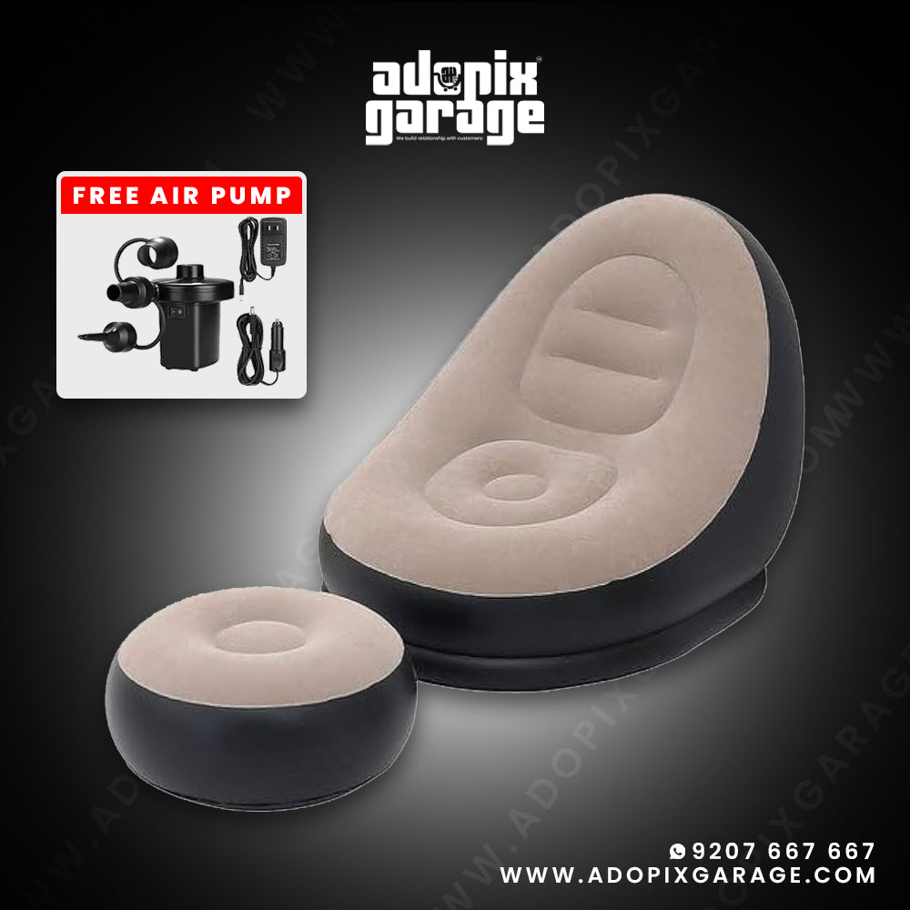 AG-Inflatable Sofa+Foot Rest (Free Air Pump)
